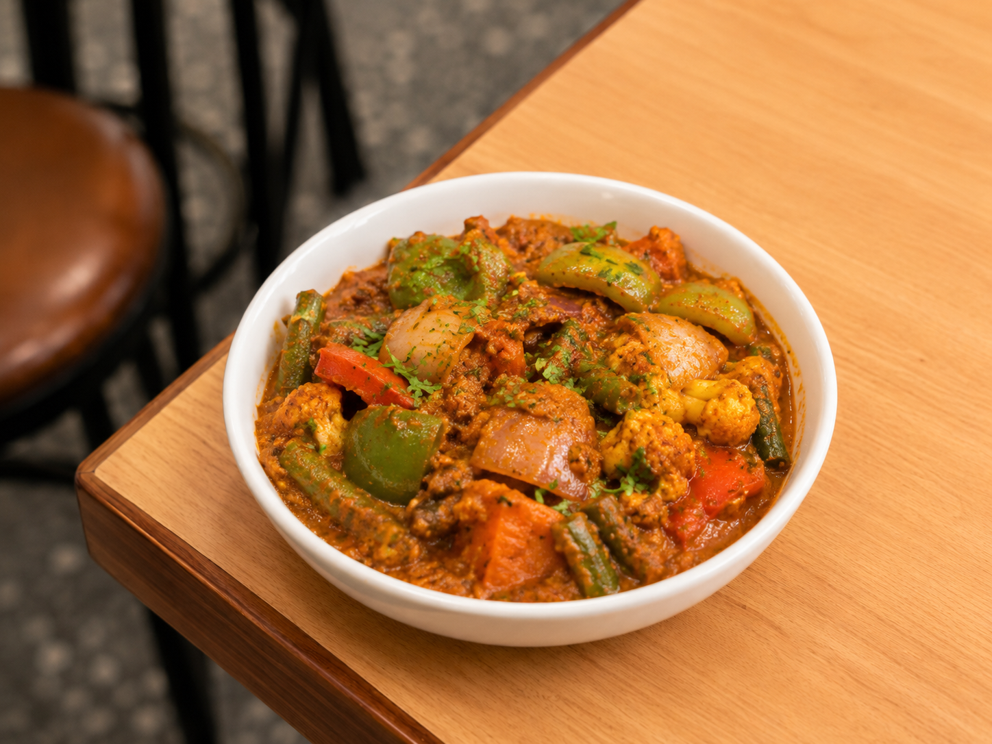 Kadai Vegetable.