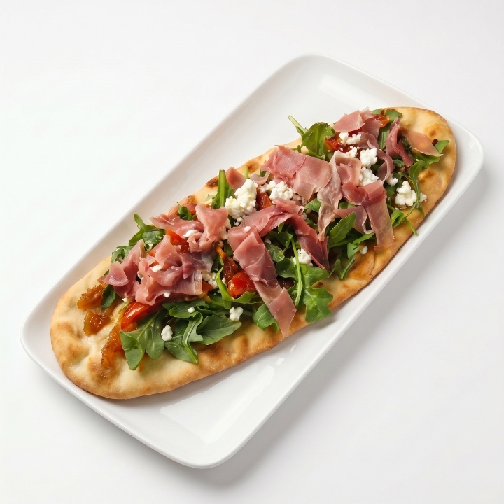 Prosciutto & Arugula Flatbread - Lunch.