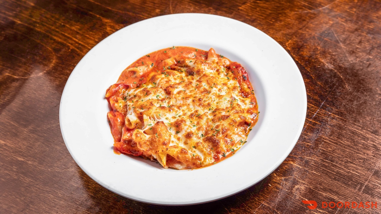 Rocco's Baked Penne Palermo.