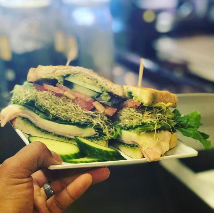 Avocado Pesto Sandwich.