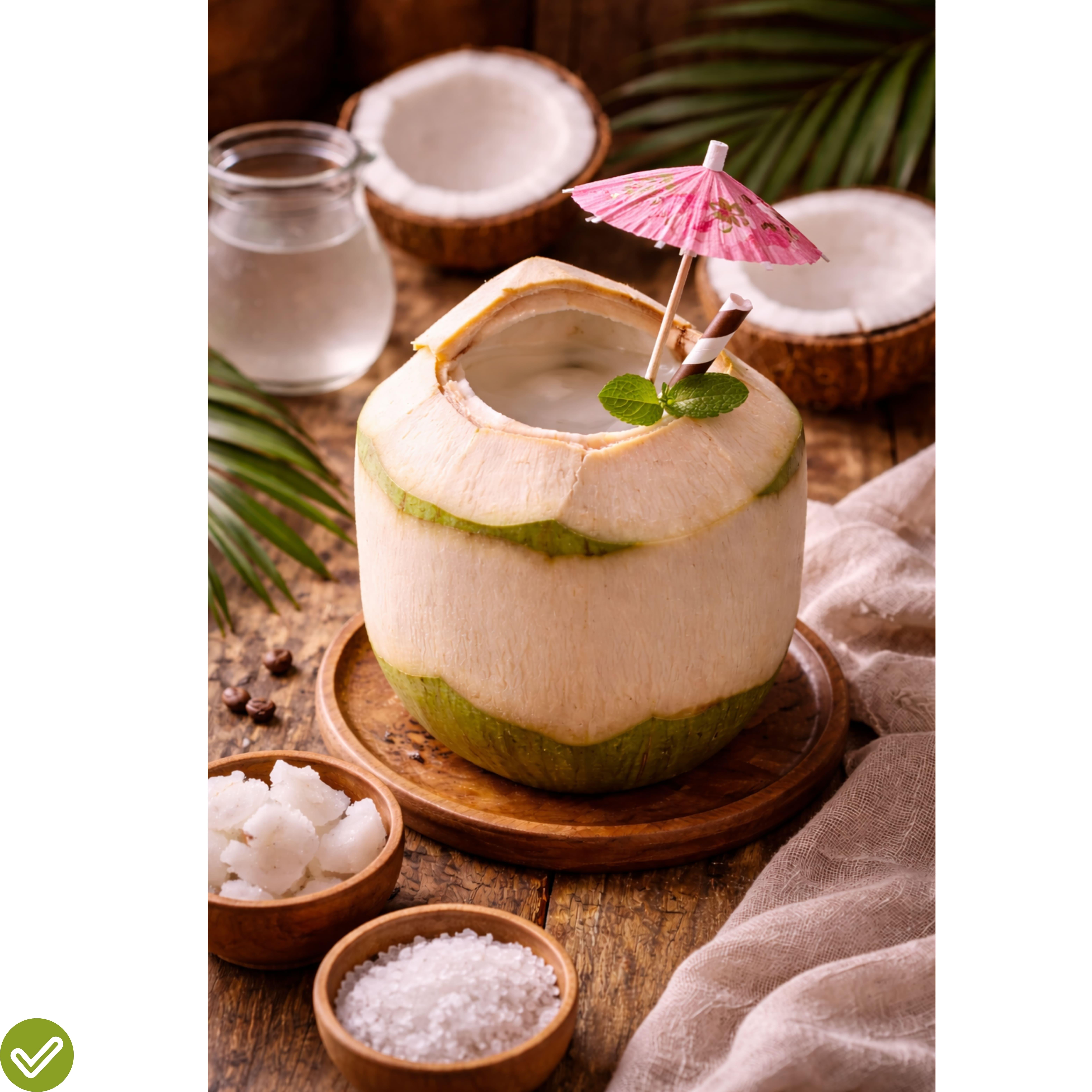 Young Coconut Juice.