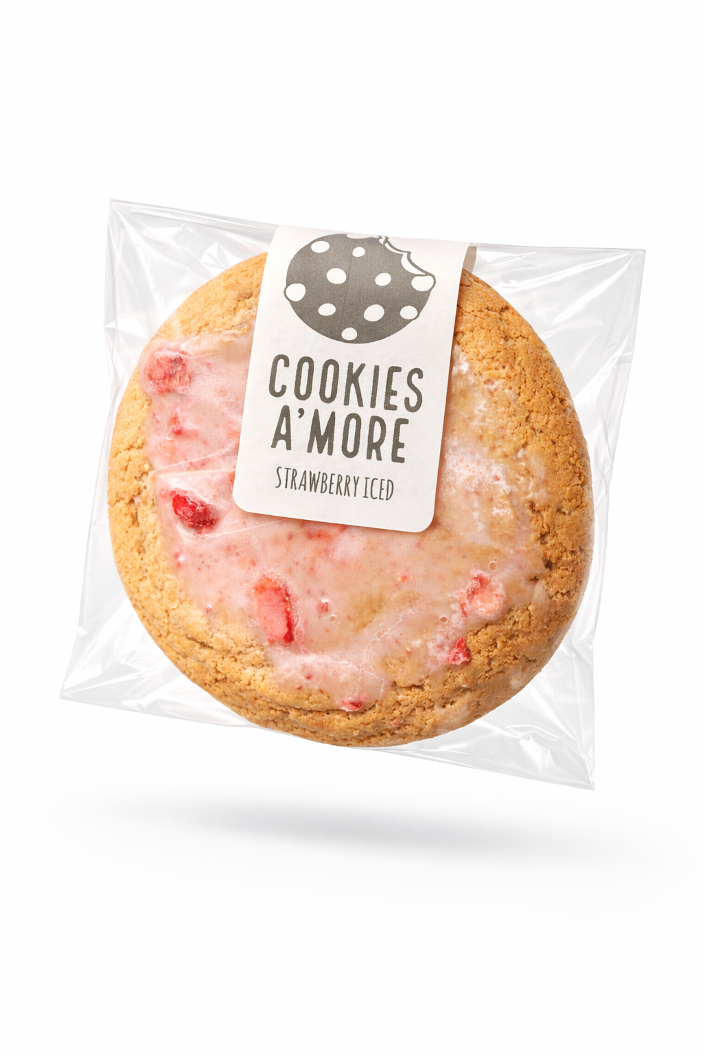Strawberry Iced Cookie.