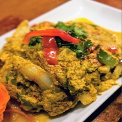 Soft-Shell Crab Curry.