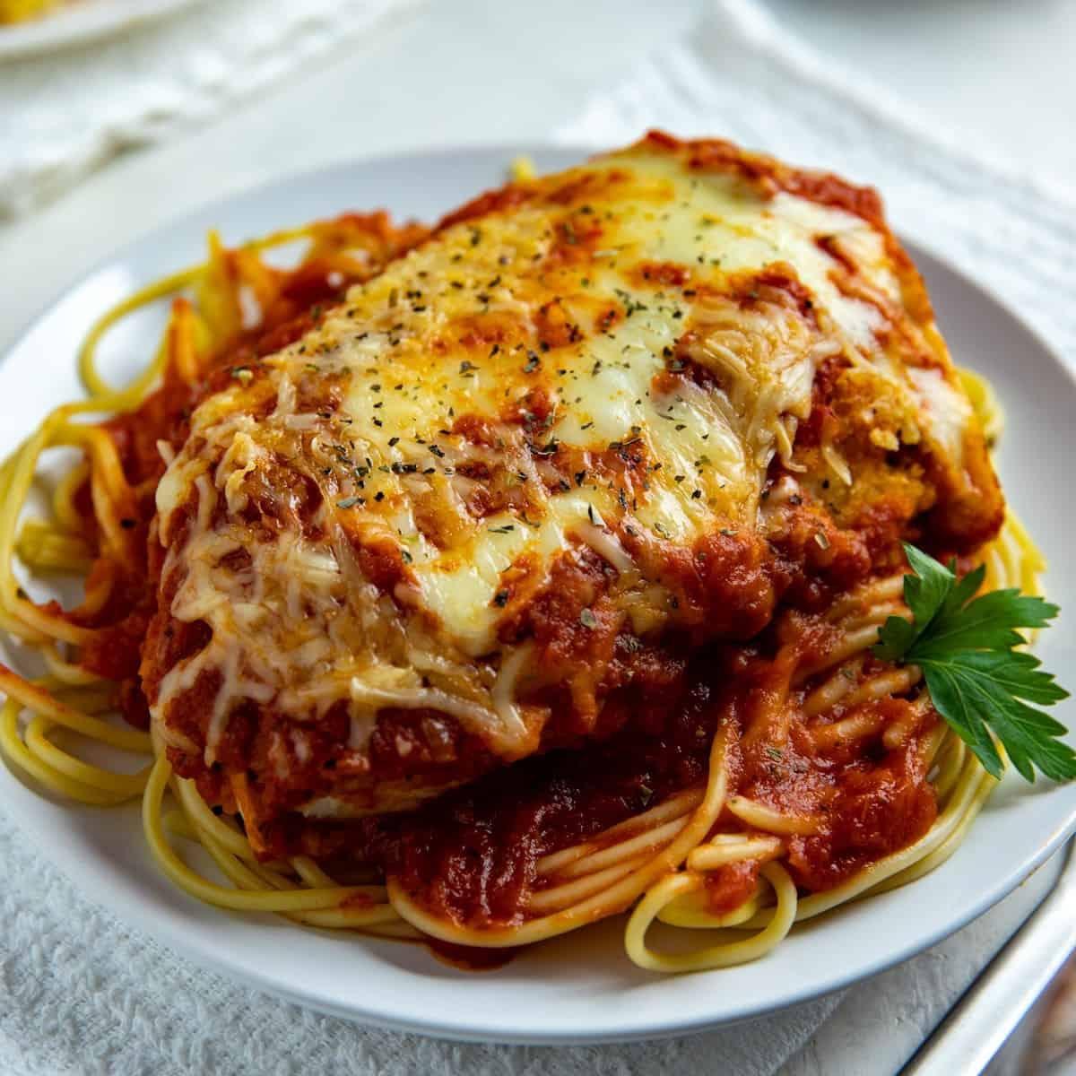 Chicken Parmesan Dinner.