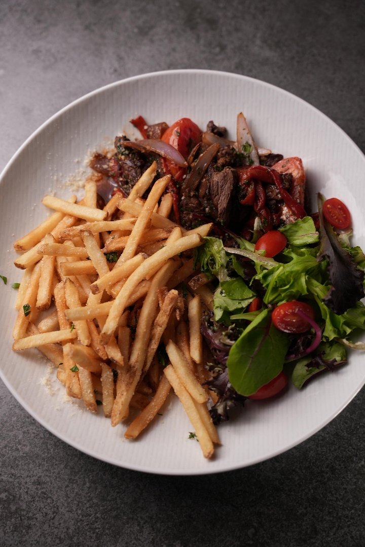 Lomo Saltado with Fries.