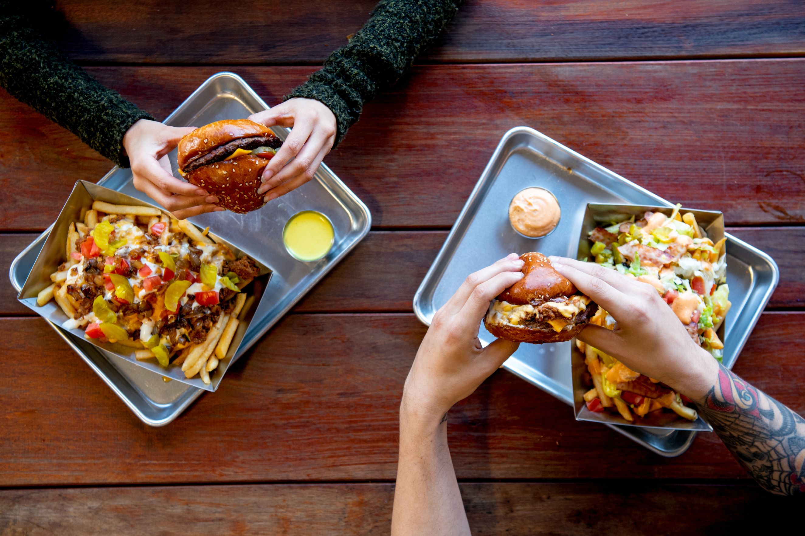 Lunch Special burgershop.