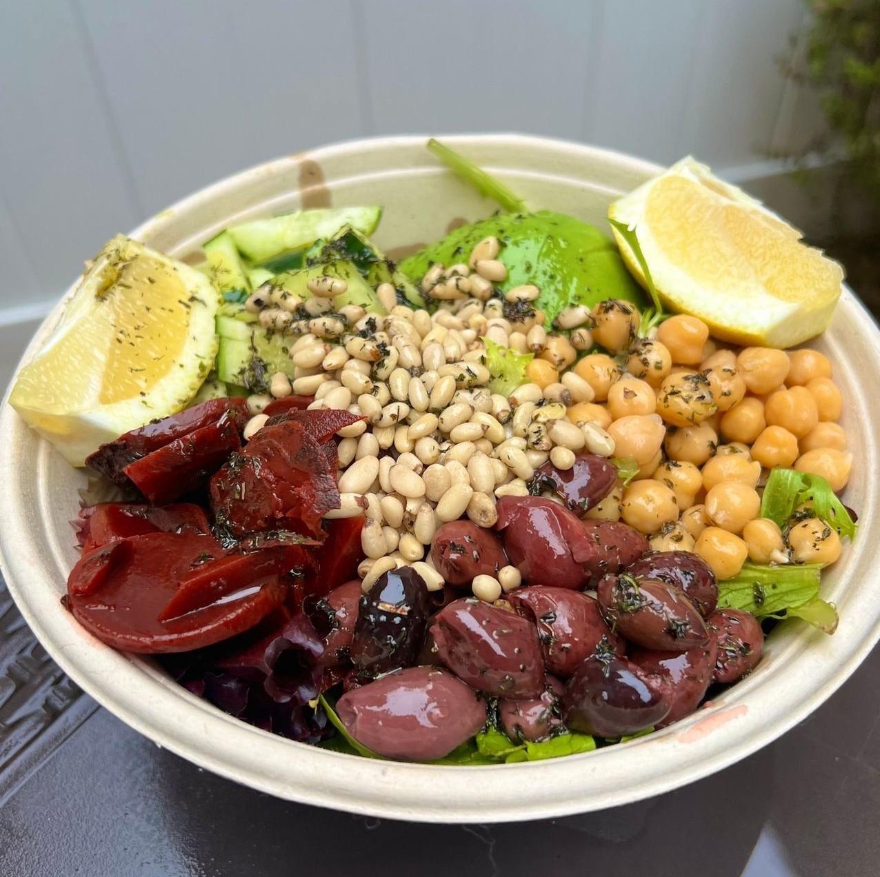 Mediterranean Grain Bowl.