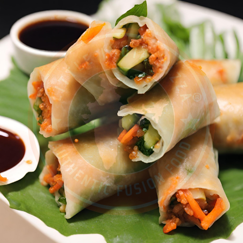Veg Spring rolls (2 pc).