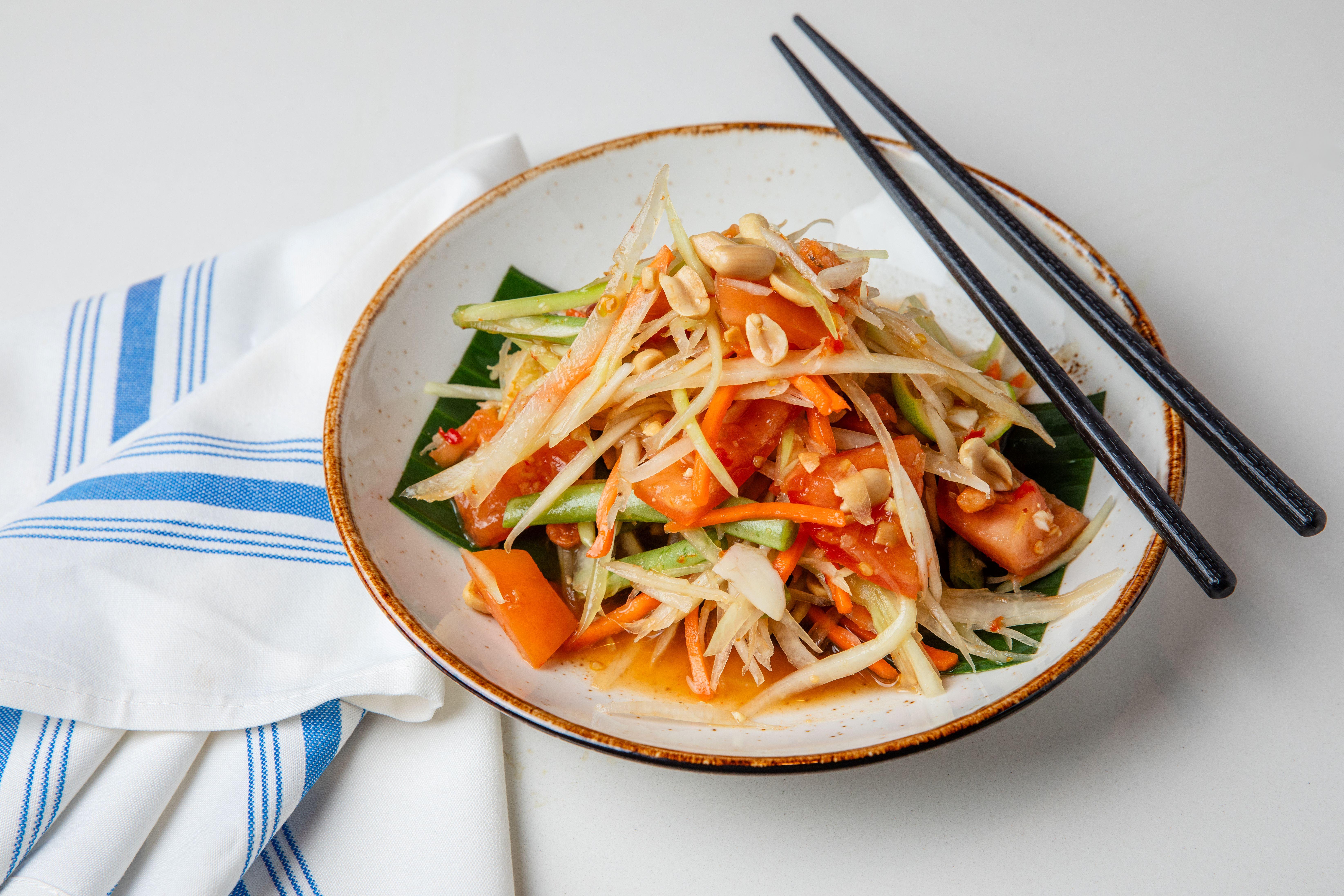 Thai Papaya Salad.