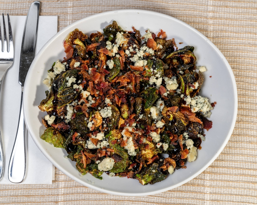 Balsamic crispy brussel sprouts.