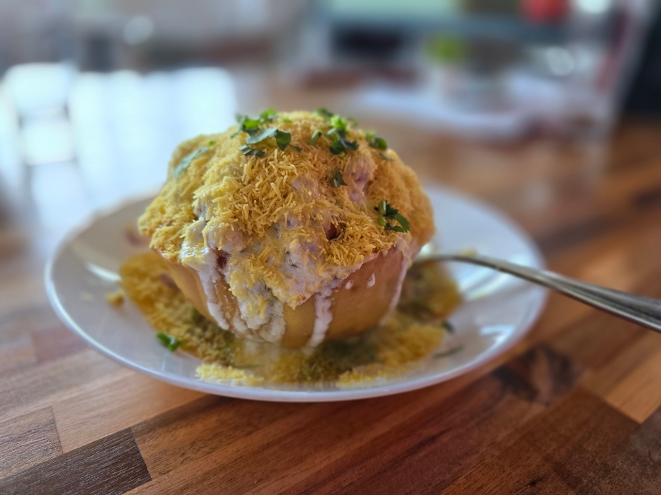 Samosa Chaat.