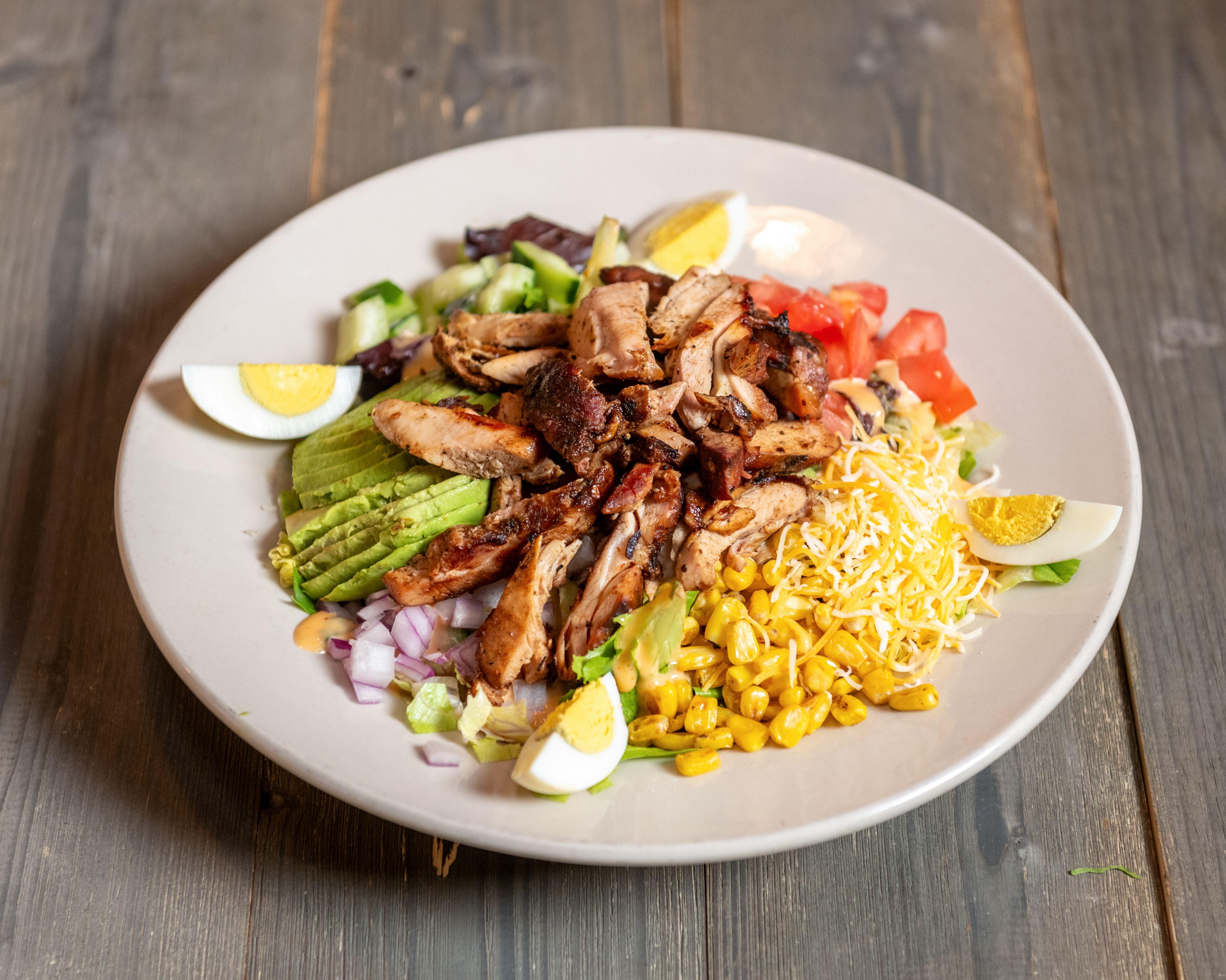 Smoked Chicken Cobb Salad.