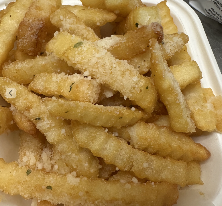 Garlic Parm Fries **.