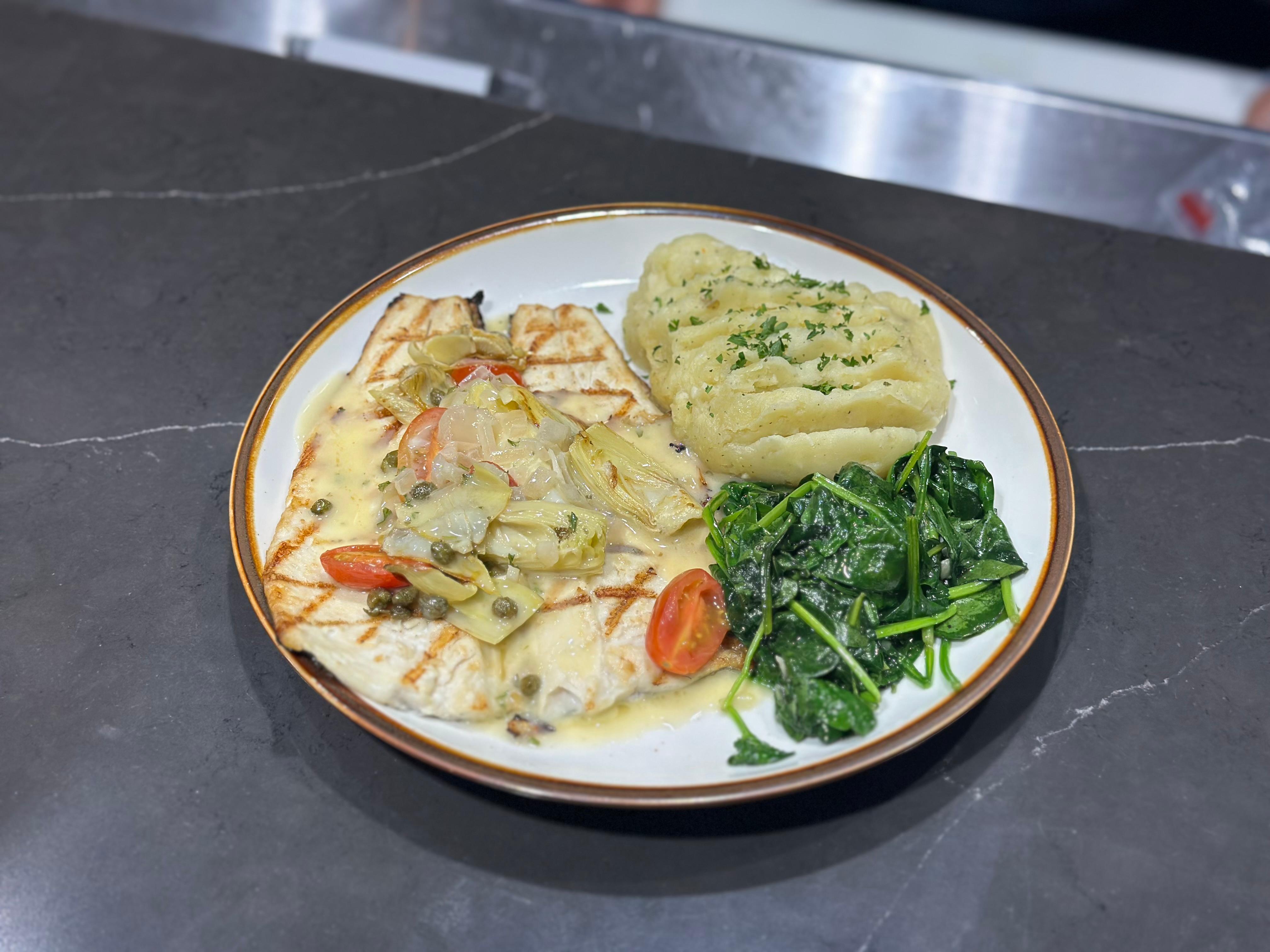 Trout Alla Mandorle.