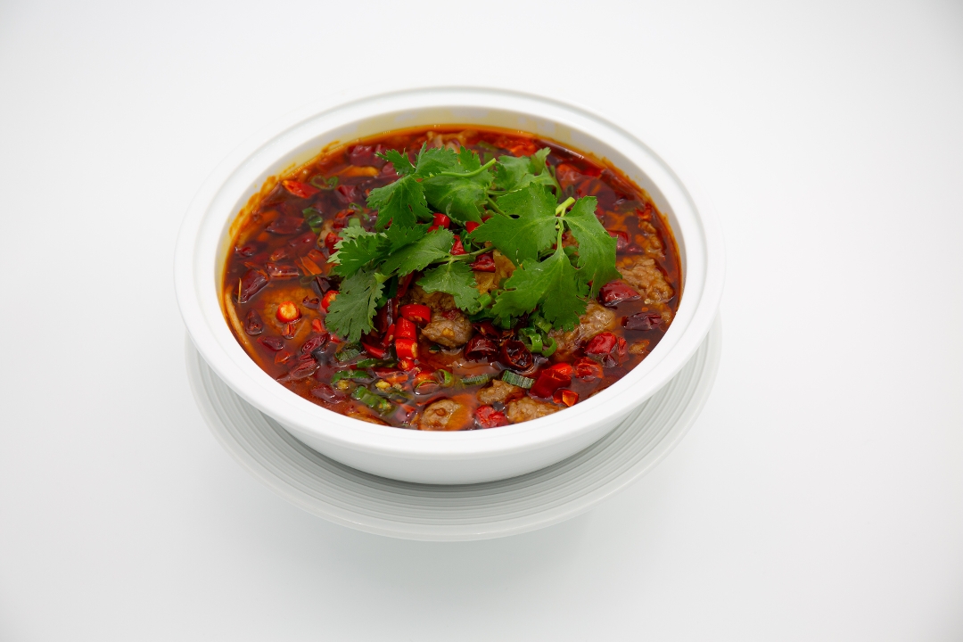 Sliced Beef in Chili Oil.