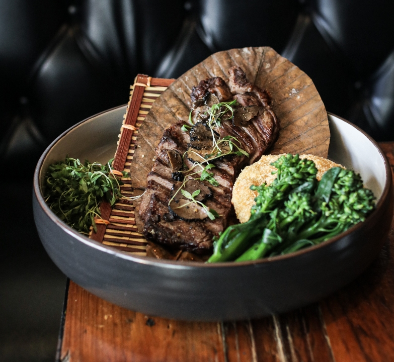 Ganzo Wagyu Steak.