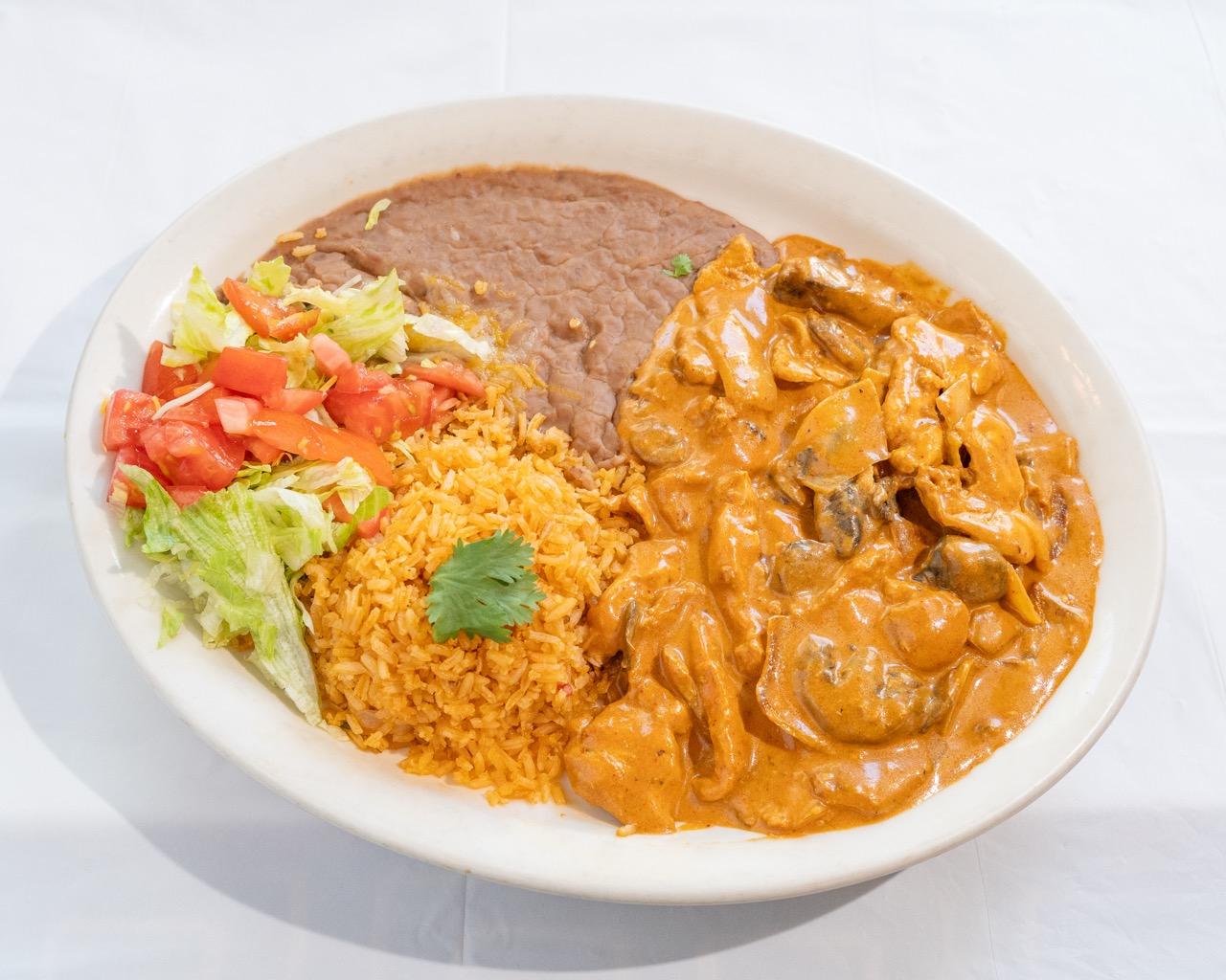 Pollo a la Cream.