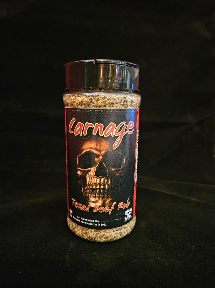 Carnage Beef Rub.