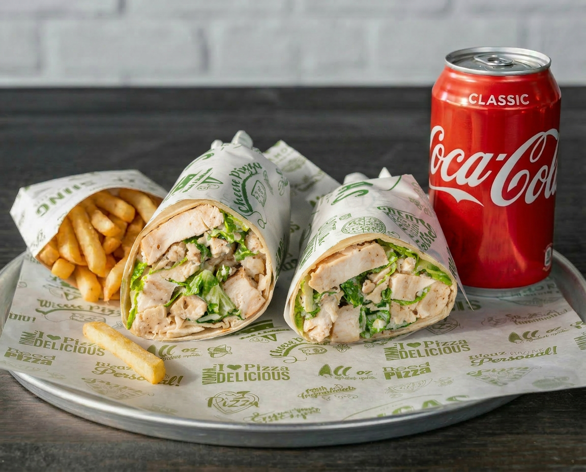 Chicken Caesar Wrap.
