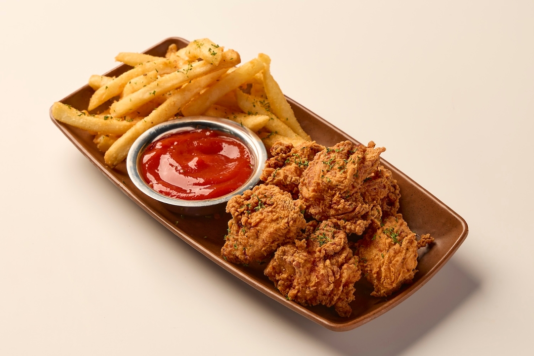 Kids Hand Breaded Chicken Nuggets.