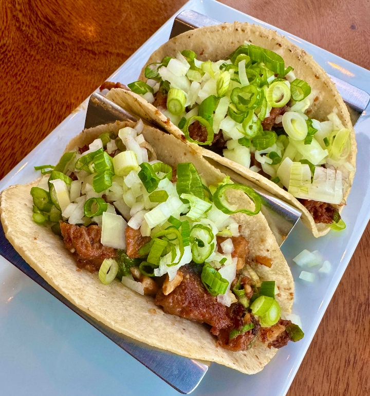 Thai Beaf Tacos.