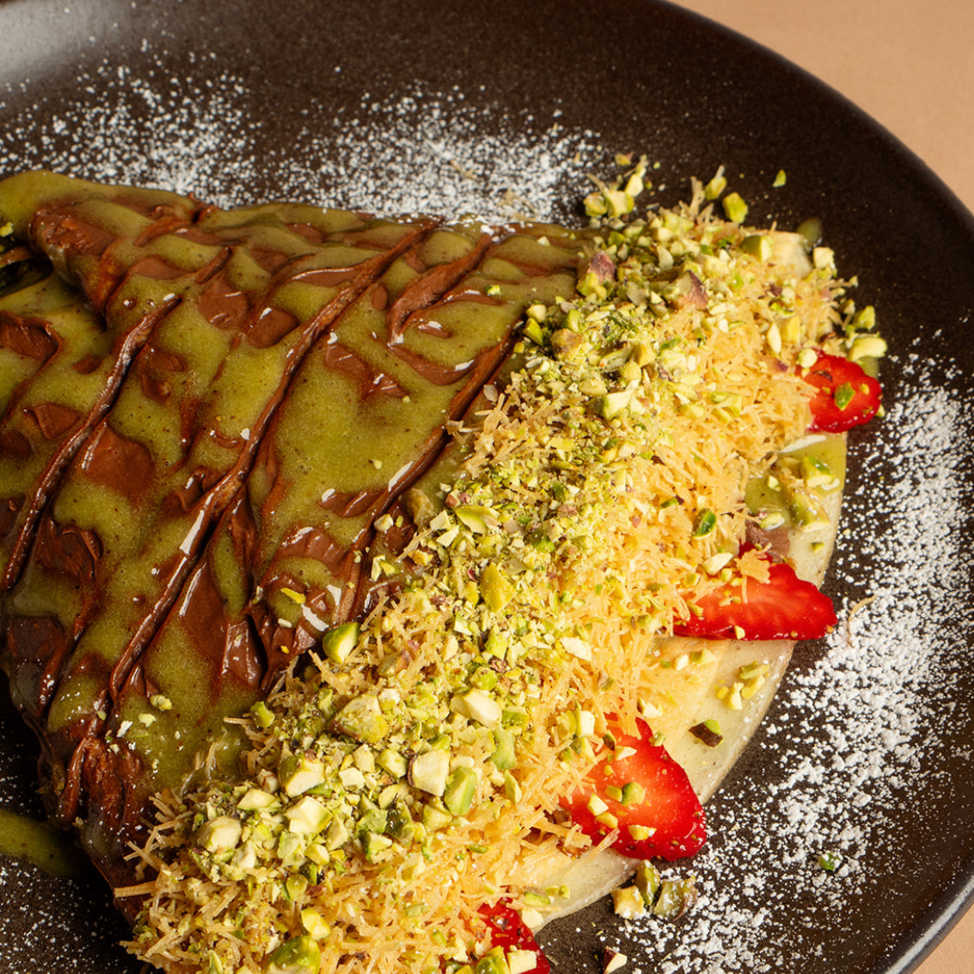 Dubai Chocolate Crêpe.