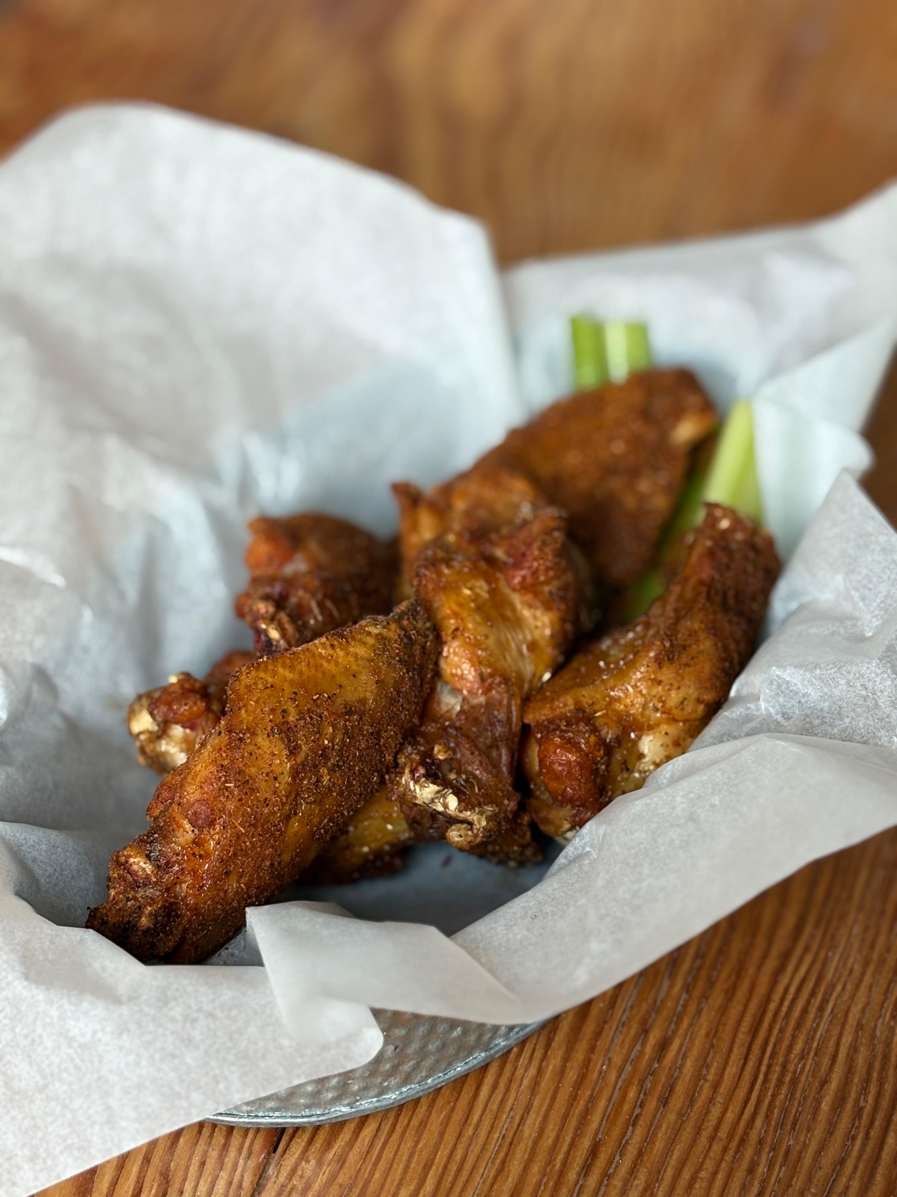 Smoked & Slathered Wings.