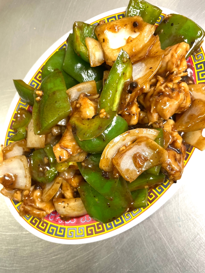 豉汁鸡 25.Black Bean Sauce Chicken.