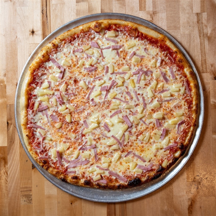 20" Hawaiian Pizza.