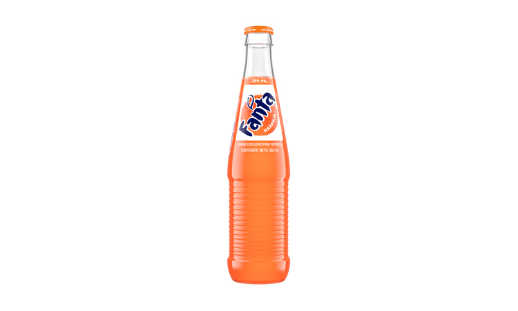 Mexican Fanta Orange, Bottle.