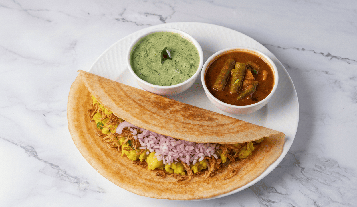 ONION MASALA DOSA.
