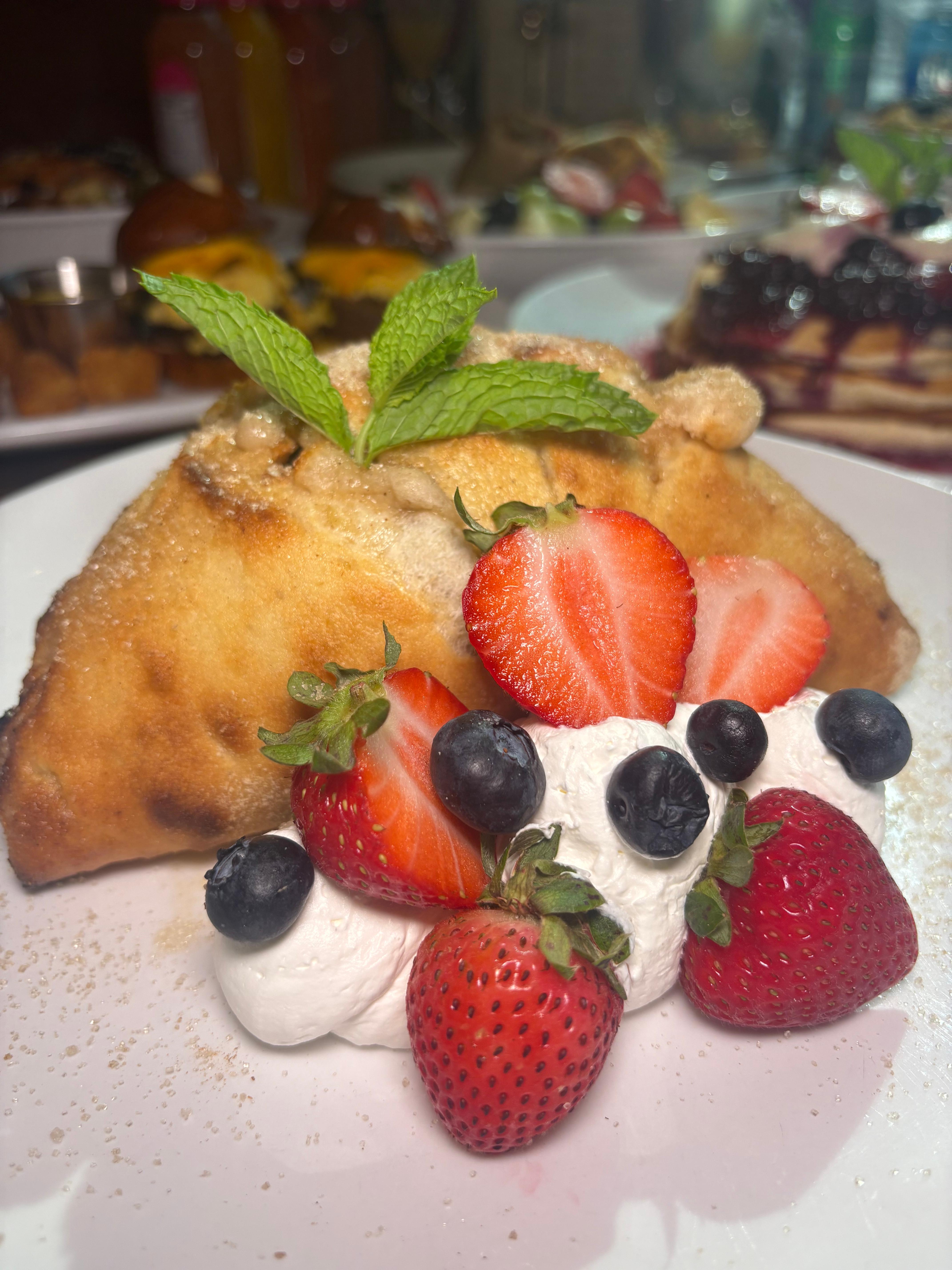 Sweet Brunch Calzone.