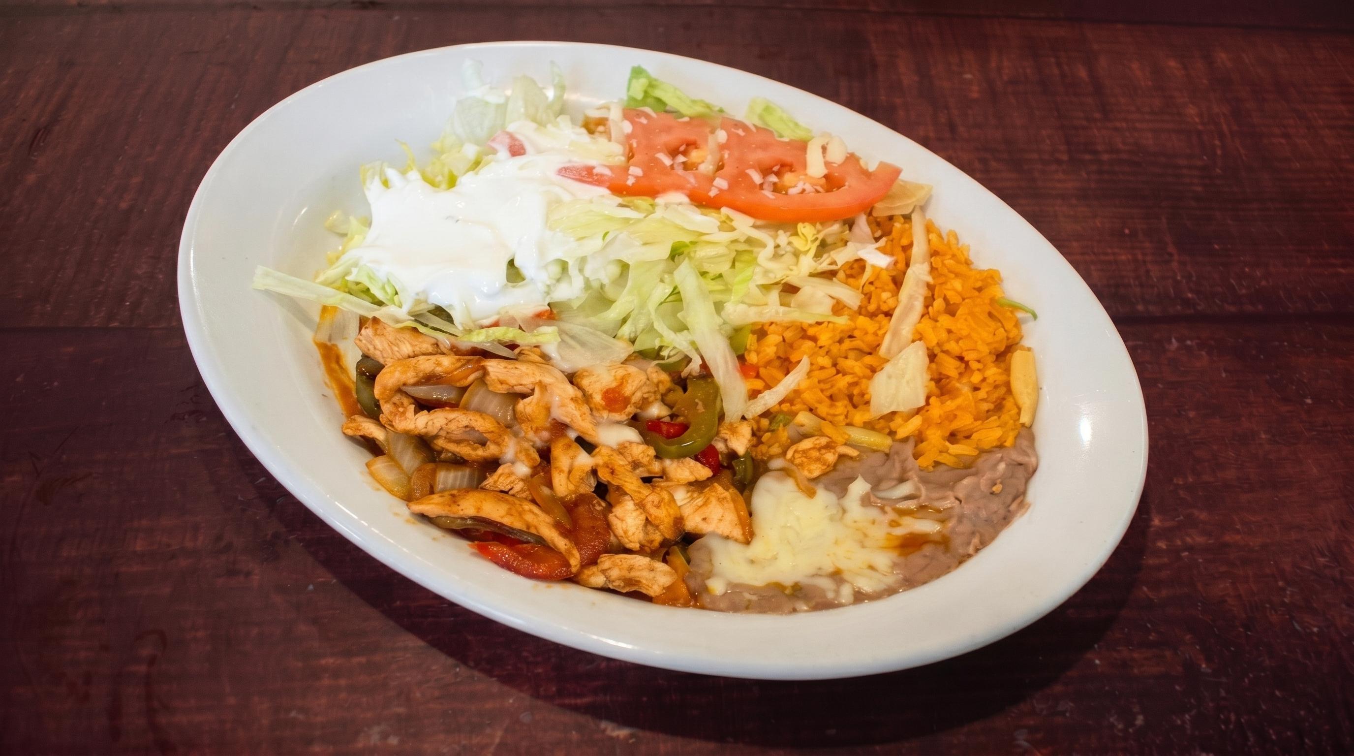 Fajitas Platter.