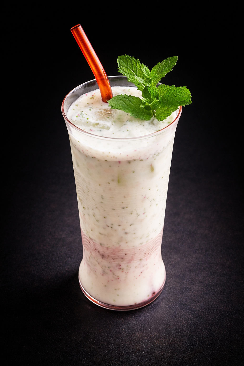 Homemade Doogh (Persian Yogurt Drink).