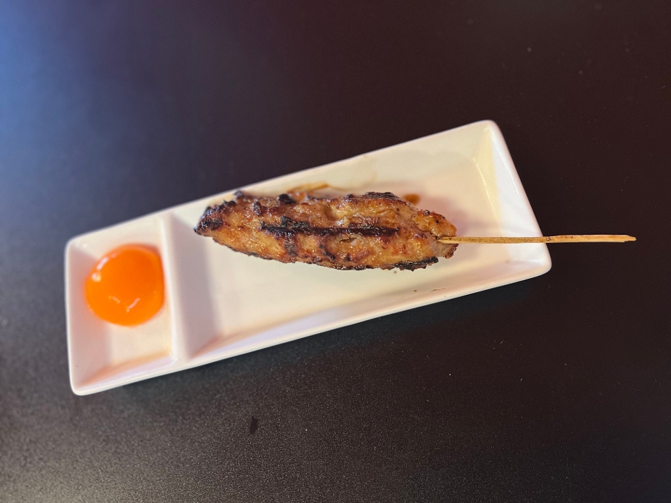 Tsukimi Meatball with Egg Yolk.