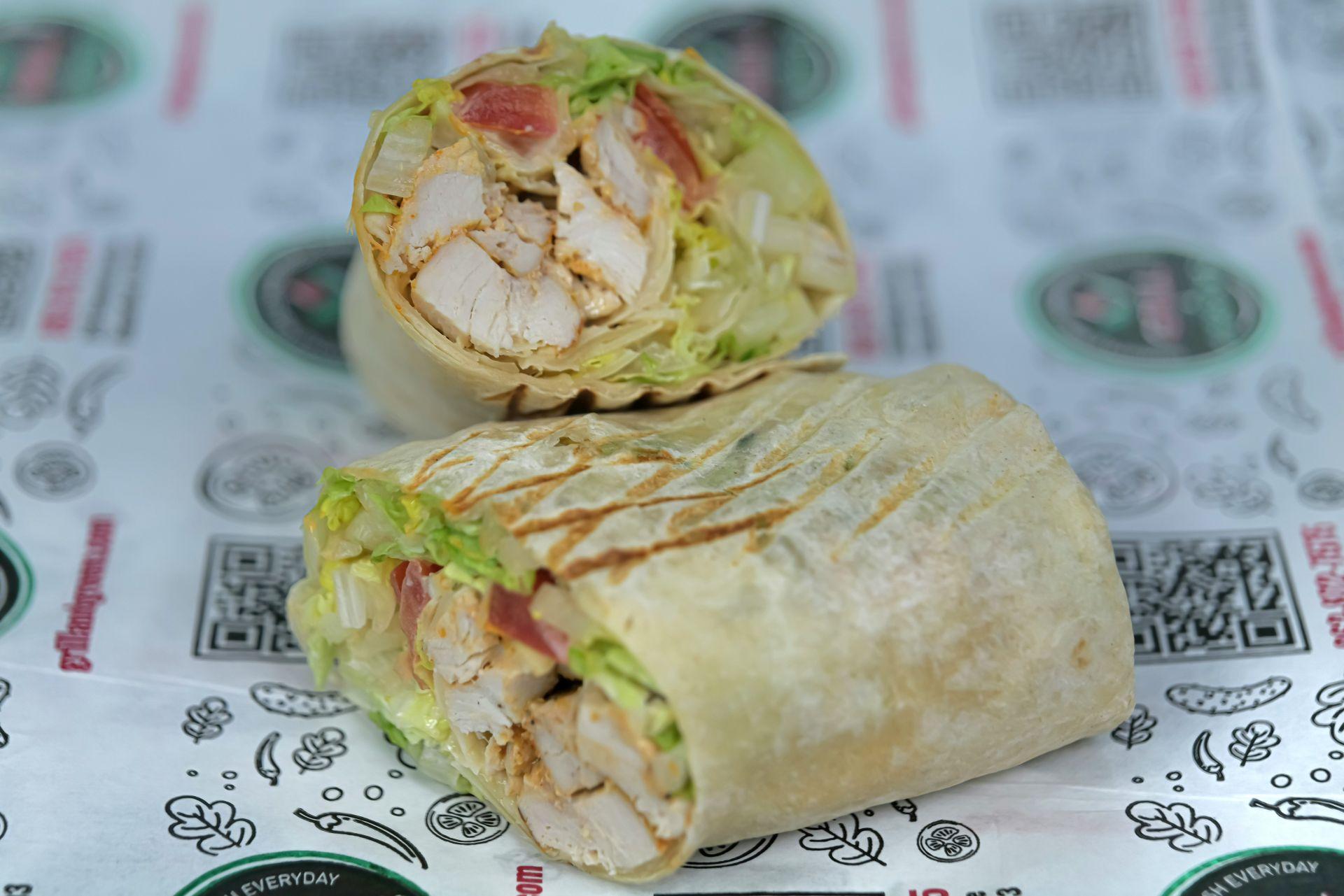 Chicken Caesar Wrap.