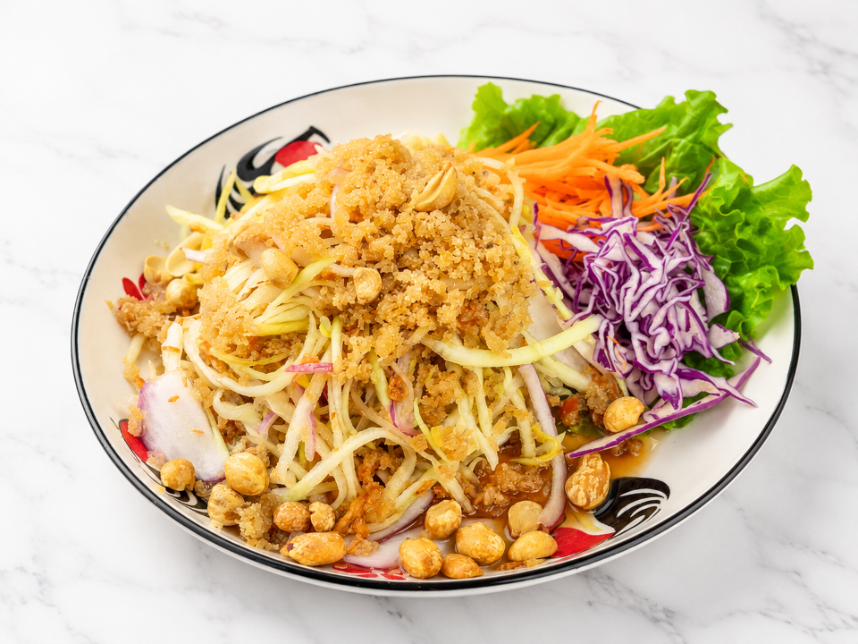 Crispy Mango Salad w/ Fish.