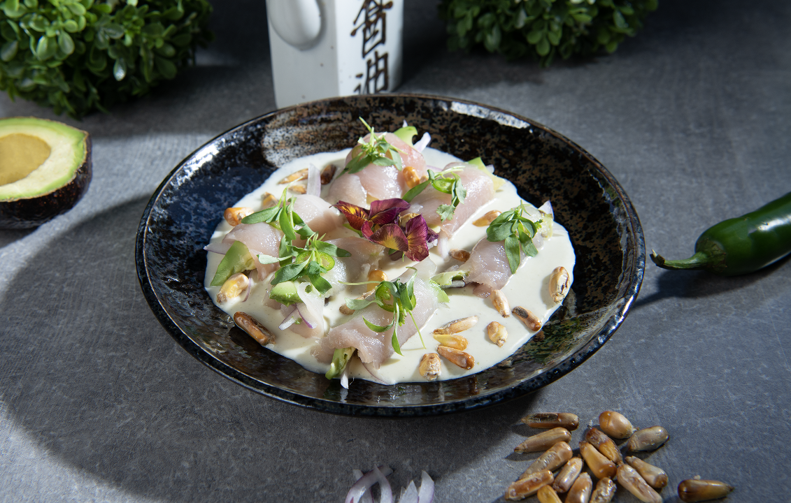 Hamachi White Ceviche.