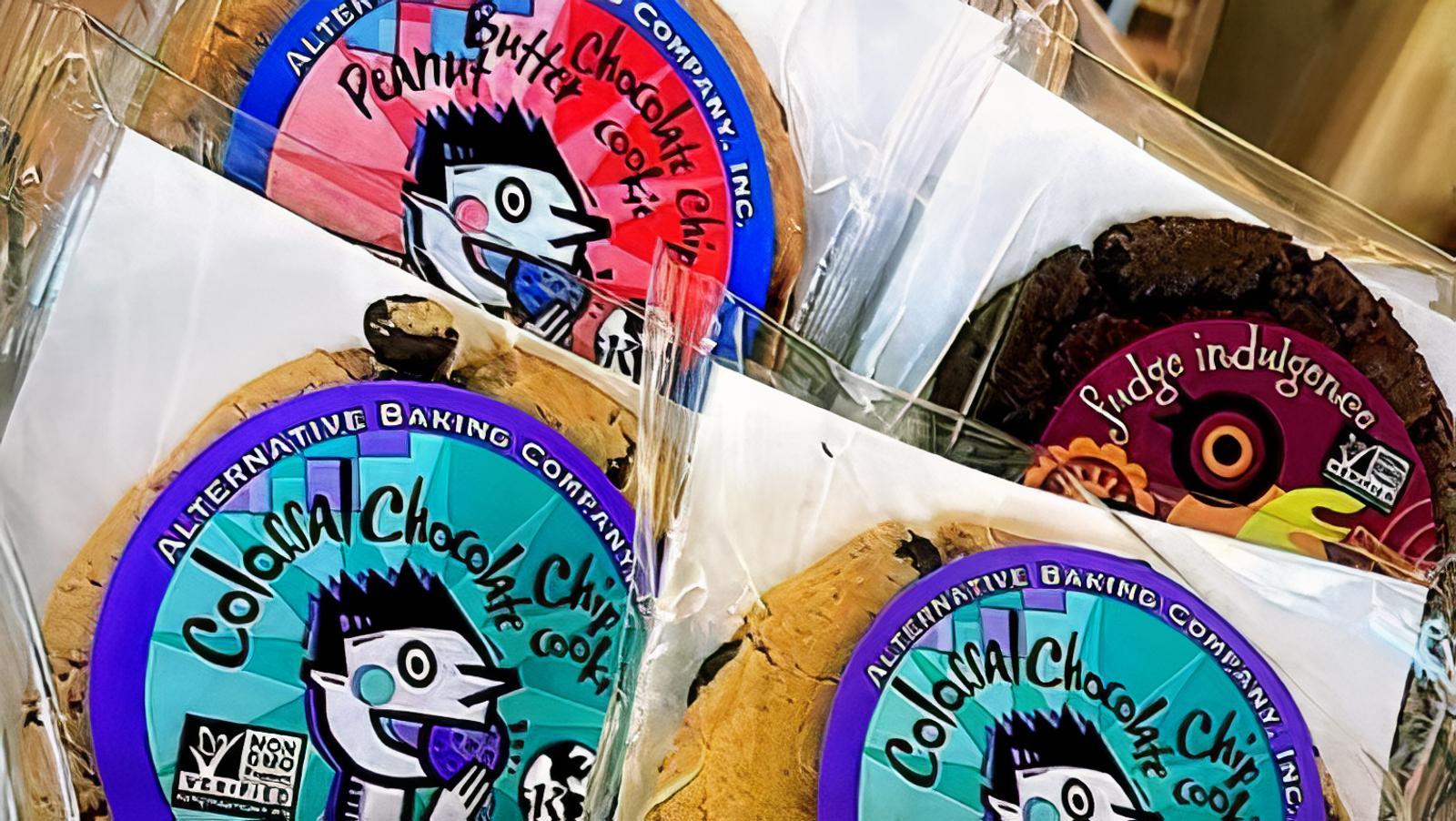 Vegan peanut butter chocolate chip cookie.