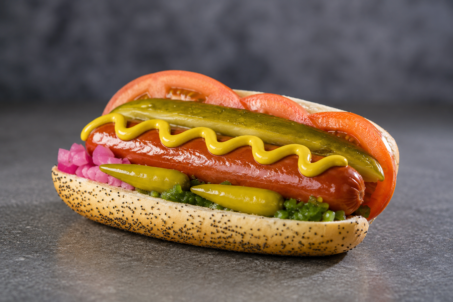 Chicago Style Hot Dog.