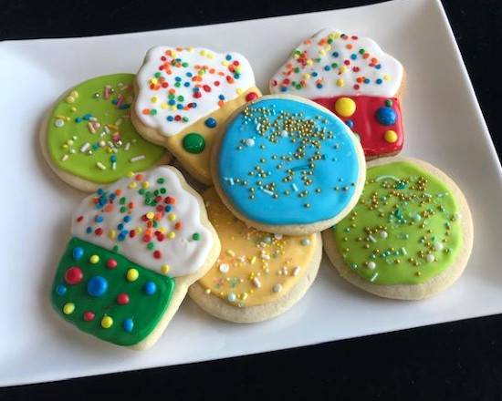 Iced Cookies.