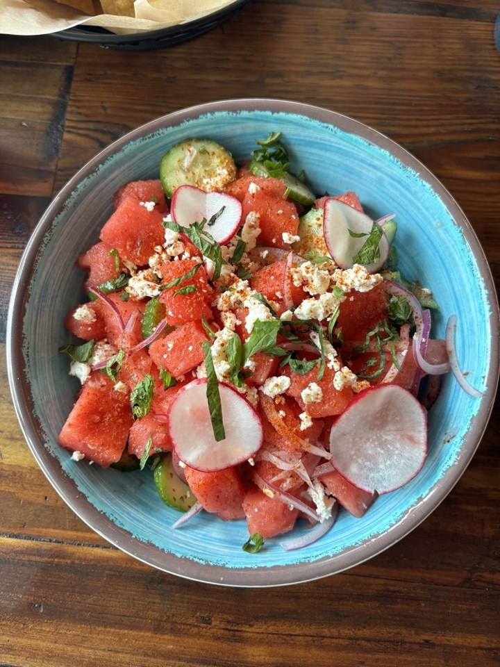 Watermelon Feta Salad.
