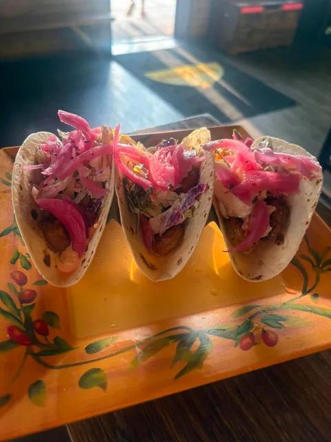 Cajun Shrimp Tacos.