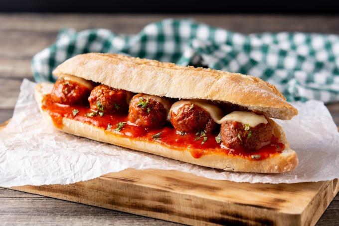 #11 Meatball Parmigiana Sub.