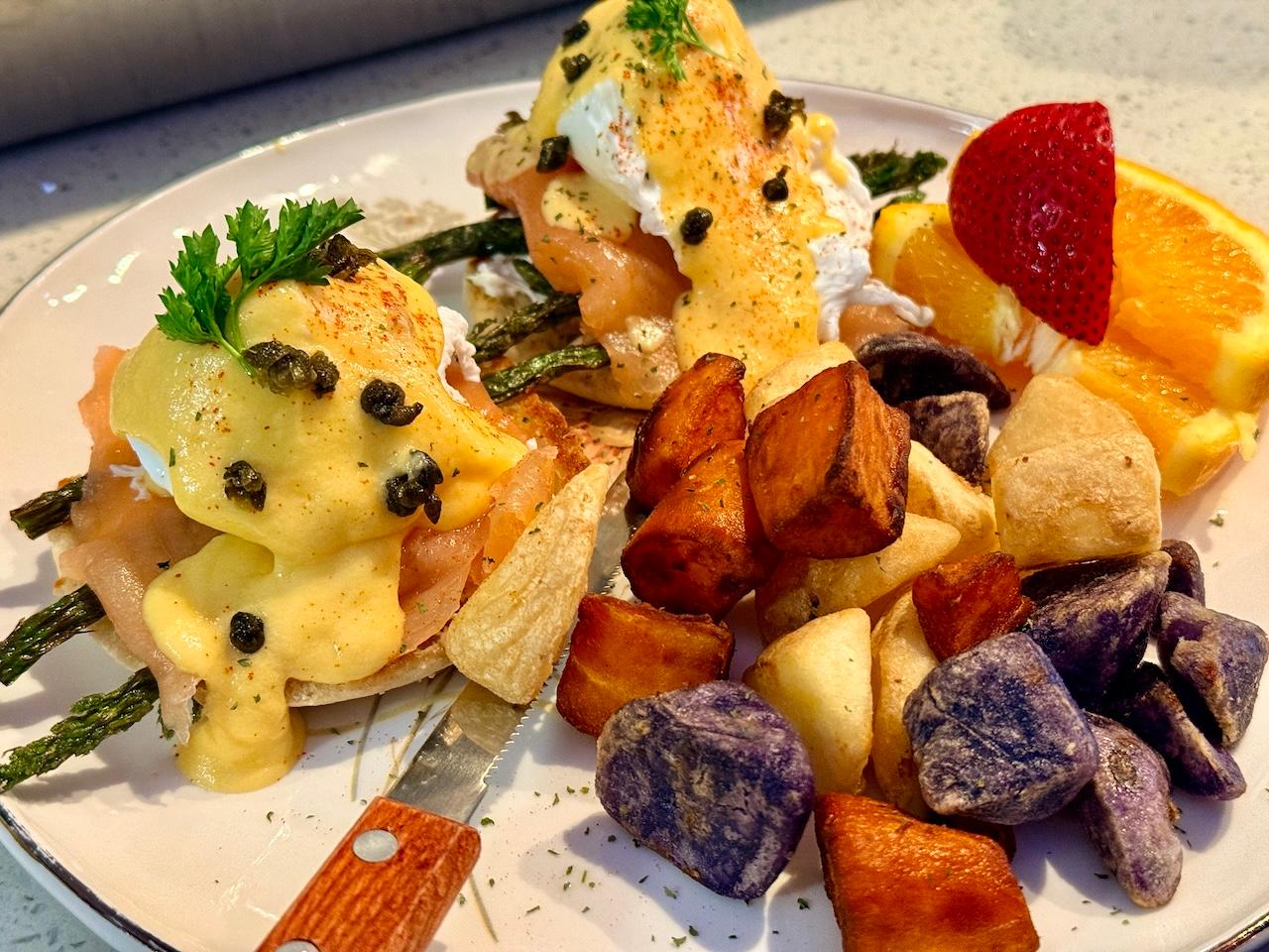 Smoked Salmon Benedict.