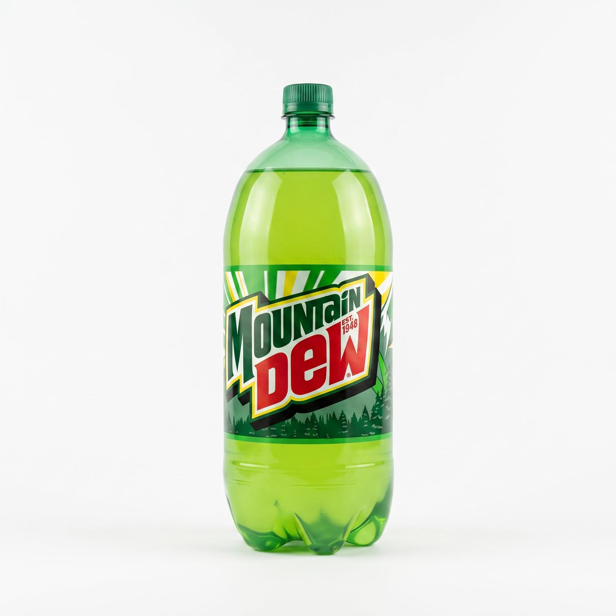 2 Liter Bottle Mountain Dew.
