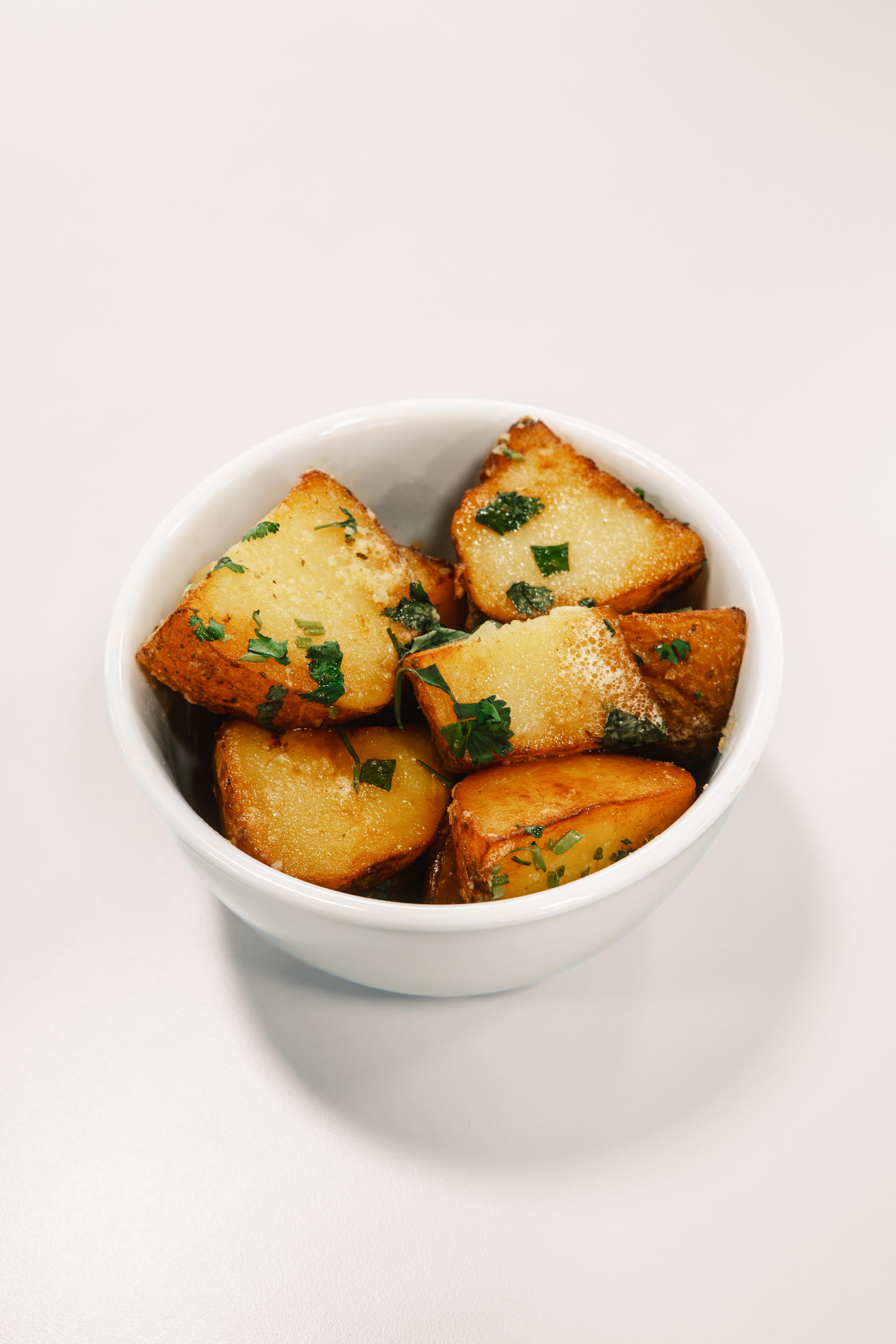 Garlic Potatoes.