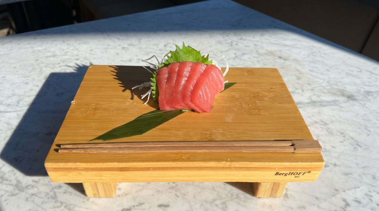 Bluefin Tuna Sashimi.