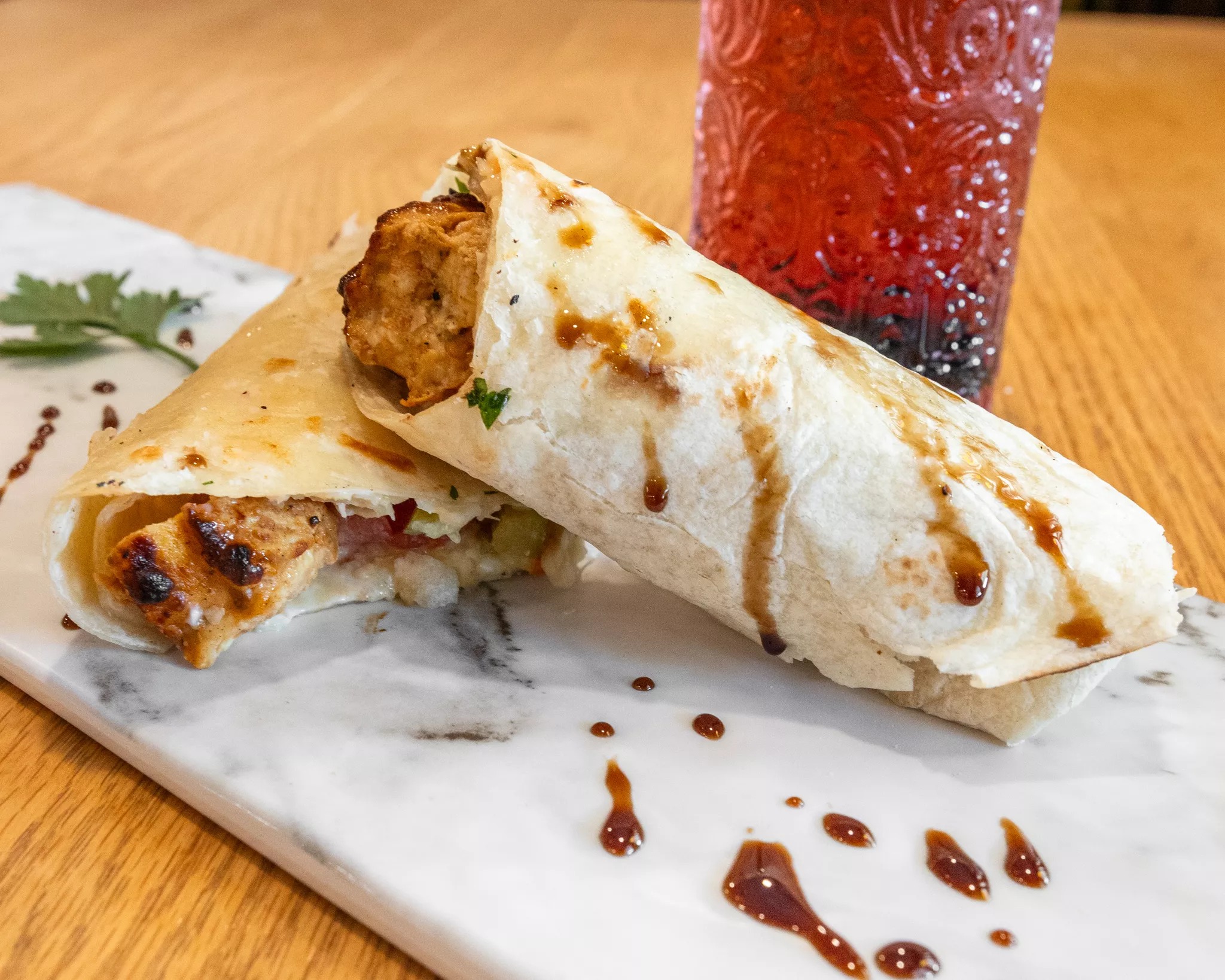 Shish Tawook Wrap.
