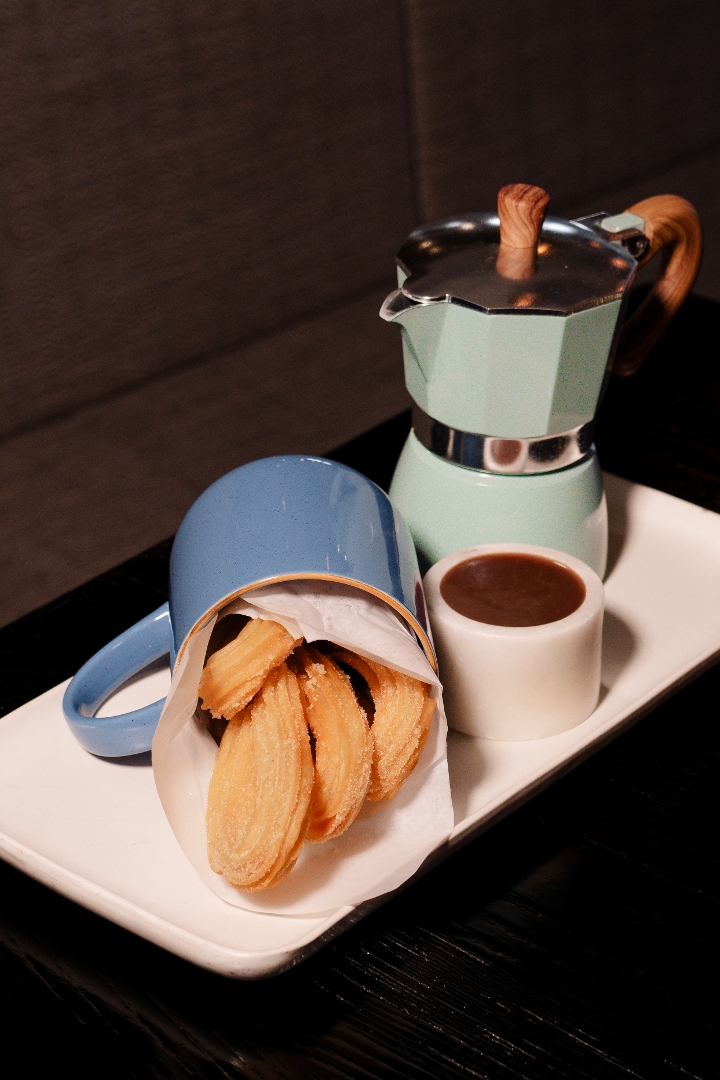 Churros with Choco.